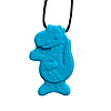 Dinosaur Food Grade Eco-Friendly Silicone Pendants PW-WG0928D-05-1