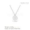 Stylish Stainless Steel Star of David Pendant Necklace for Women's Daily Wear NW9851-2-2