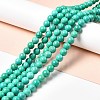 Dyed & Heated Natural Magnesite Beads Strands G-G924-01A-01-2