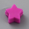 Star Silicone Focal Beads SIL-TAC0008-08C-1
