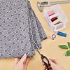 Plum Blossom Pattern Non-woven Polyester Anti-Skid Fabrics DIY-WH0304-945B-3