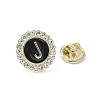 Letter Enamel Pins JEWB-S042-03J-G-2