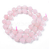 Natural Rose Quartz Beads Strands G-R482-30-8mm-2