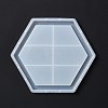 DIY Hexagon Tray Display Decoration Silicone Molds DIY-G067-05A-3