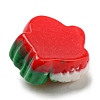 Christmas Opaque Resin Cabochons RESI-K027-21A-2