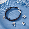 4Pcs 4 Styles 304 Stainless Steel Adjustable Clasps STAS-UN0039-88-2