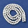 Electroplated Synthetic Non-Magnetic Hematite Beads Strands G-U003-18B-01-2