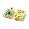 Real 18K Gold Plated Brass Pendants KK-L209-006G-03-2