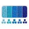 1900Pcs 5 Colors Baking Paint Glass Seed Beads SEED-YW0001-76C-1