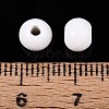 Spray Painted Round Natural Schima Wood Beads WOOD-T032-6mm-30-4