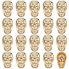 20Pcs Alloy Shank Buttons BUTT-PH0001-82B-G-1