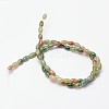 Natural Indian Agate Beads Strands G-N0173-03-4x6mm-2