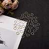 200Pcs 4 Colors Iron Open Jump Rings IFIN-CJ0001-51-6