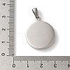 Non-Tarnish 304 Stainless Steel Pendants STAS-Z075-15P-3