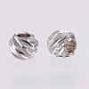 Carved Brass Beads LS-KK-G312-02P-3mm-2