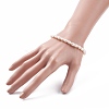 Grade A Natural Pearl Beaded Bracelets with Brass Spring Ring Clasps for Women BJEW-JB08037-3