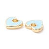 Rack Plating Eco-friendly Brass Enamel Charms KK-D073-04G-02-NR-3