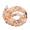 Natural Cherry Blossom Agate Beads Strands G-I351-A07-2