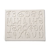 Alphabet A~Z Silicone Molds X-DIY-R078-36-1