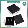  12Pcs Square Cardboard Necklace Box CBOX-NB0001-30-2