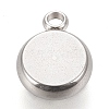 Tarnish Resistant 304 Stainless Steel Pendant Cabochon Settings LS-STAS-K202-03B-P-2