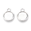 Tibetan Style Alloy Pendants Cabochon Settings PALLOY-N178-12AS-B-1