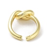 Brass Open Cuff Rings for Women RJEW-A035-05G-3