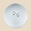 316L Surgical Stainless Steel Clear Cubic Zirconia Nipple Nail Rings WG097EA-03-1