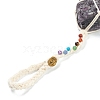 Gemstone Pendant Decorations AJEW-I059-08C-4