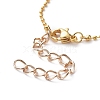 Brass Ball Chains Necklace Making NJEW-JN02838-02-3