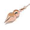 Brass Dowsing Pendulum Big Pendants G-Q165-04RG-2