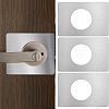 CHGCRAFT 4Pcs 201 Stainless Steel Door Reinforcement Plates AJEW-CA0002-87-1