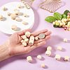 Craftdady 400Pcs 4 Style Natural Wooden Beads WOOD-CD0001-14-6