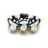 Mushroom Cellulose Acetate Claw Hair Clips PW-WGD7A1A-02-1