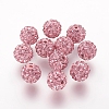 Polymer Clay Rhinestone Beads X-RB-K050-8mm-C26-1