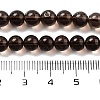 Natural Smoky Quartz Round Beads Strands G-E329-6mm-38A-3