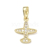 Brass with Crystal Rhinestone Pendants RB-CBA6830-08G-1