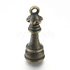 Alloy Chess Pendants X-PALLOY-H201-06AB-2