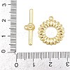 Brass Toggle Clasps KK-G548-34C-G-4