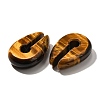 Natural Tiger Eye Ear Plugs Gauges G-I359-13E-04-2