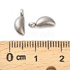 304 Stainless Steel Charms STAS-M017-14B-P-1-3