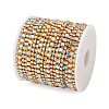 Zinc Alloy Rhinestone Strass Chains FIND-FW0001-31G-1