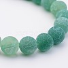 Natural Weathered Agate Stretch Beads Bracelets X-BJEW-JB02513-03-2