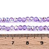 Transparent Glass Beads Strands X-EGLA-N016-3mm-03-4