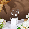 CHGCRAFT 2Pcs 2 Style Acrylic Earring Display Stands EDIS-CA0001-01-4