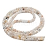 Natural Rainbow Moonstone Beads Strands G-A097-A11-08-2