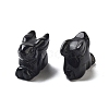 Natural Obsidian Carved Figurines DJEW-L023-E14-1