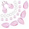 Gorgecraft DIY Shining Faceted Pendant Making Kits DIY-GF0003-25A-1