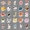 50Pcs Animal PET Waterproof Stickers PW-WG97F31-01-5