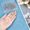 Unicraftale DIY Beaded Hoop Earring Making Kits DIY-UN0002-43P-4